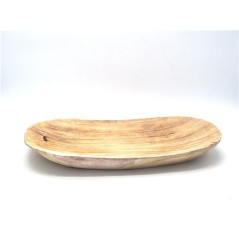INGROSSO CASALINGHI CENTROTAVOLA LEGNO OVALE NAT. 42X20/H.6C 8021029131584 ACCESSORI CUCINA VASSOI E PIROFILE