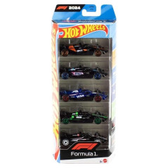 INGROSSO MODELLINO HOT WHEELS CONF. 5 VEICOLI F1 JGF58 0194735312511 MACCHININE MODELLINI AUTO