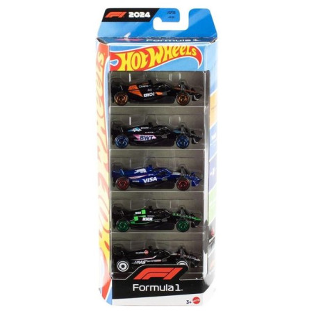 INGROSSO MODELLINO HOT WHEELS CONF. 5 VEICOLI F1 JGF58 0194735312511 MACCHININE MODELLINI AUTO
