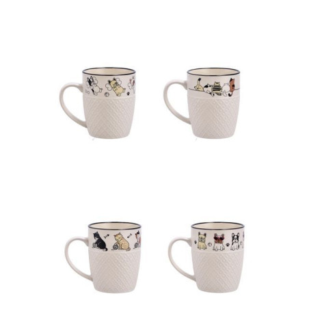 INGROSSO CASALINGHI TAZZA MUG PORC NBC A4D 380ML D9XH11 8057586159198 PRIMA COLAZIONE TAZZE