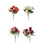BOUQUET ROSE 6F ASS4COL CM31,5 EAN 8057586032057 INGROSSO FIORI FINTI D'ARREDO