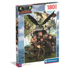 INGROSSO PUZZLE PZ.180 SUPER DRAGONTRAINER 29793 8005125297931 PUZZLE PER BIMBI PUZZLE CLASSICI