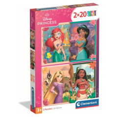 INGROSSO PUZZLE PZ.2X20 DISNEY PRINCESS 24784 8005125240920 PUZZLE PER BIMBI PUZZLE CLASSICI