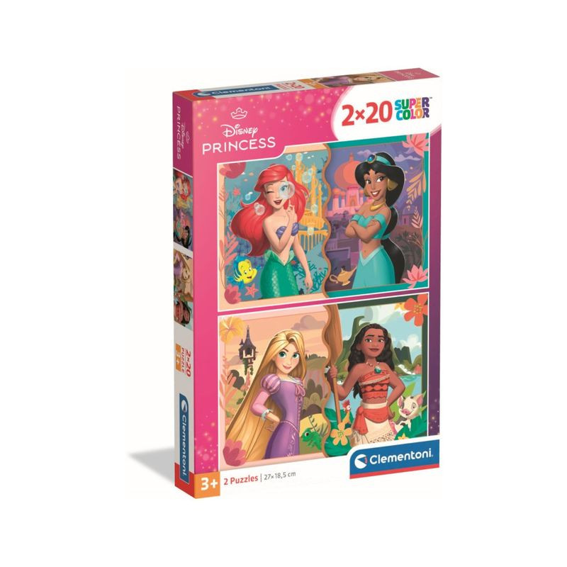 PUZZLE PZ.2X20 DISNEY PRINCESS 24784 EAN 8005125240920 INGROSSO PUZZLE CLASSICI