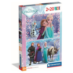 INGROSSO PUZZLE PZ.2X20 FROZEN 24825 8005125248254 PUZZLE PER BIMBI PUZZLE CLASSICI