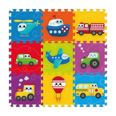 INGROSSO GIOCATTOLI TAPPETO EVA VEICOLI 9PZ CM.30X30 CAD/QUA 8005586208286 GIOCHI PER NEONATO GIOCHI PRIMA INFANZIA
