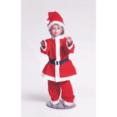 INGROSSO ARTICOLI DI NATALE VESTITO BABBO NATALE BIMBO 8019959998698 TRAVESTIMENTI NATALIZI COSTUME BABBO NATALE BIMBI