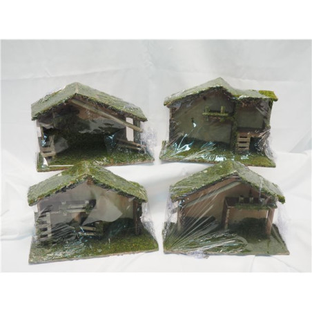 INGROSSO ARTICOLI DI NATALE CAPANNA MUSCHIATA H