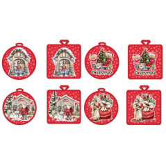 INGROSSO ARTICOLI DI NATALE PRESINE CHRISTMAS 2PZ ASS 8027458176622 ACCESSORI NATALIZI PER LA TAVOLA CUCINA NATALIZIA