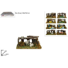 INGROSSO ARTICOLI DI NATALE CORTILE ANIMALI FATTORIA ASS 8053482077246 PRESEPE E ACCESSORI ACCESSORI PER IL PRESEPE