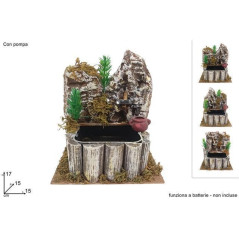 INGROSSO ARTICOLI DI NATALE SCENARIO FONTANA 3ASS 8053482339160 IDEE REGALO A NATALE OGGETTISTICA NATALIZIA