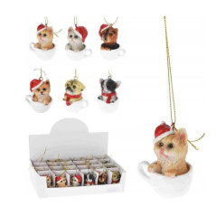 INGROSSO ARTICOLI DI NATALE ANIMALE RESINA NATALE DA APPEND. 6CM ASS 8721037089418 ADDOBBI ALBERO NATALE APPENDINI NATALIZI