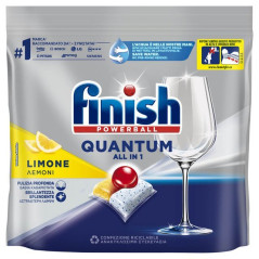 INGROSSO CASALINGHI FINISH QUANTUM 18 TABS LEMON 8002910063733 PRODOTTI PULIZIA DETERSIVI