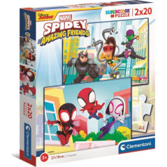 INGROSSO PUZZLE PZ.2X20 SPIDEY & HIS AMAZ. 24794 8005125247943 PUZZLE PER BIMBI PUZZLE CLASSICI