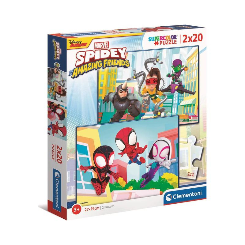 PUZZLE PZ.2X20 SPIDEY & HIS AMAZ. 24794 EAN 8005125247943 INGROSSO PUZZLE CLASSICI PUZZLE PZ.2X20 SPIDEY & HIS AMAZ. 24794 EAN 8005125247943 INGROSSO PUZZLE CLASSICI