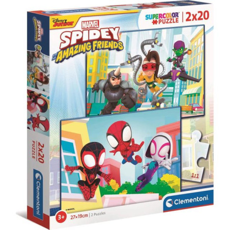 PUZZLE PZ.2X20 SPIDEY & HIS AMAZ. 24794 EAN 8005125247943 INGROSSO PUZZLE CLASSICI