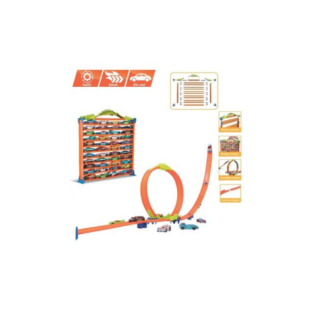 INGROSSO MODELLINO TRACK BUILDER 2 IN 1 8056894902007 PISTE PER MACCHININE PISTE MODELLINI AUTO