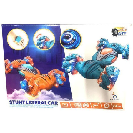 INGROSSO MODELLINO AUTO STUNT LATERAL R/C C/LUCI/SUONI B/RI 80009153 AUTO RADIOCOMANDATE AUTO CON RADIOCOMANDO