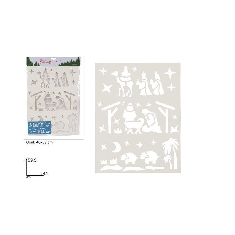 STENCIL NATIVITA' EAN 8053482384375 INGROSSO VETROFANIE