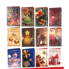 INGROSSO ARTICOLI DI NATALE MINI BIGLIETTI 7X10