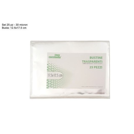 INGROSSO CARTOLERIA BUSTINE TRASPARENTI 17