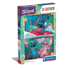 INGROSSO PUZZLE PZ.2X20 DISNEY STITCH 24809 8005125248094 PUZZLE PER BIMBI PUZZLE CLASSICI