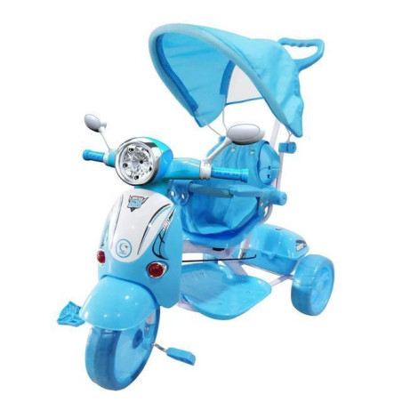 INGROSSO GIOCATTOLI TRICICLO SCOOTER BLU 805380357723 TRE RUOTE PER BIMBI TRICICLI