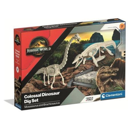 INGROSSO GIOCATTOLI JURASSIC WORLD COL. DINOS. DIG SET 19434 8005125194346 GIOCHI CLEMENTONI DINOSAURI SERIE ARCHEOGIOCANDO