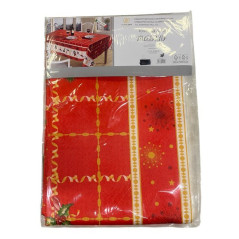 INGROSSO ARTICOLI DI NATALE TOVAGLIA NATALE ANTIMACCHIA 140x230CM 8052784010517 ACCESSORI NATALIZI PER LA TAVOLA TOVAGLIE NATALE