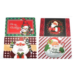 INGROSSO ARTICOLI DI NATALE TOVAGLIETTA PVC 28X43CM. DIS. NATALIZI 8021029343710 ACCESSORI NATALIZI PER LA TAVOLA TOVAGLIE