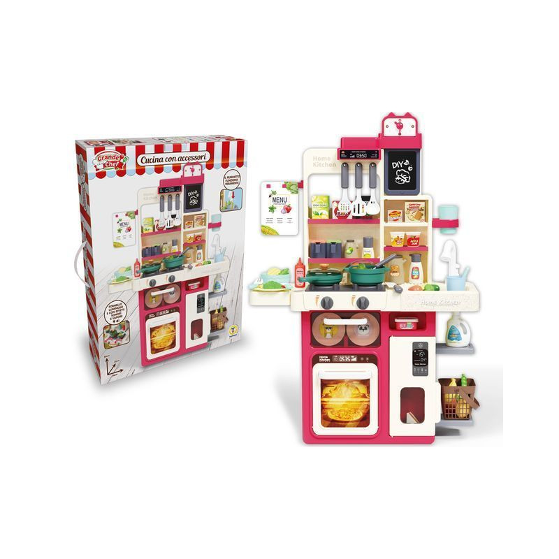 CUCINA C/ACCESS. FUNZ. REALI H.80CM EAN 8017967806707 INGROSSO GIOCHI DI CUCINA
