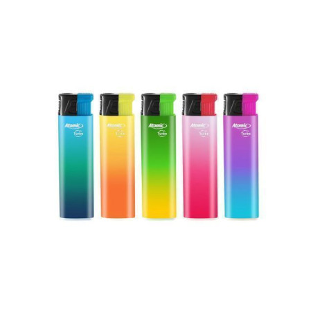 INGROSSO TABACCHERIA ATOMIC ACCENDINO TURBO RIC. RUBBER (50) 4014663748939 ARTICOLI PER TABACCHERIE ACCENDINI