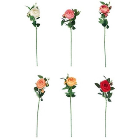 ROSA 2BOC PER DECORAZ ASS6COL CM71 EAN 8021785800434 INGROSSO FESTA INNAMORATI