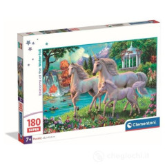 INGROSSO GIOCATTOLI PUZZLE PZ.180 SUPER UNICORNS A.T.W 29794 8005125297948 PUZZLE PER BIMBE GIOCHI DIDATTICI
