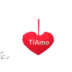 INGROSSO SAN VALENTINO APPENDINO PELUCHE CUORE TI AMO 21CM 8053482425818 REGALI PER SAN VALENTINO FESTA INNAMORATI