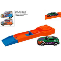 INGROSSO MODELLINO AUTO METALLO CON RAMPA 12ASS 8034048640432 MACCHININE MODELLINI AUTO