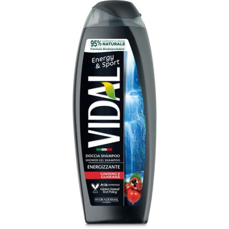 VIDAL DOCCIASHAMPOO ENERGY&SPORT 250ML EAN 8008970056067 INGROSSO DOCCIA SCHIUMA