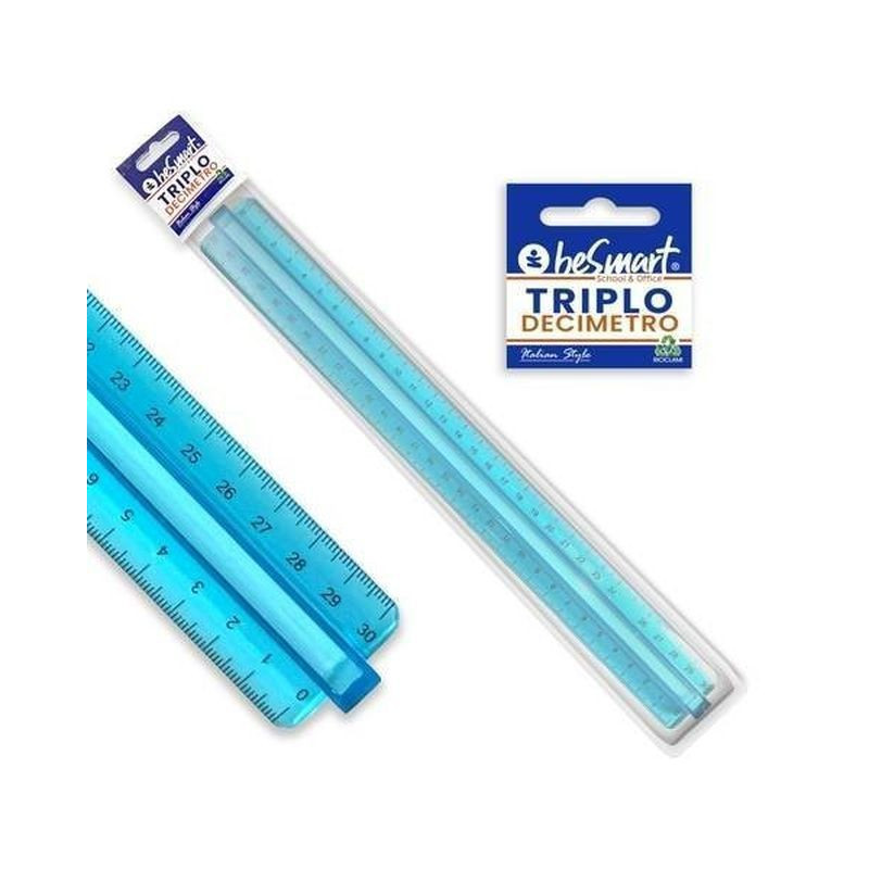 RIGA TRIPLODECIMETRO BE SMART EAN 8023650066402 INGROSSO SQUADRE E RIGHE RIGA TRIPLODECIMETRO BE SMART EAN 8023650066402 INGROSSO SQUADRE E RIGHE