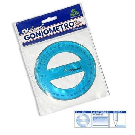 GONIOMETRO 360 G DIAMETRO 12CM BE SMART EAN 8023650066495 INGROSSO SQUADRE E RIGHE