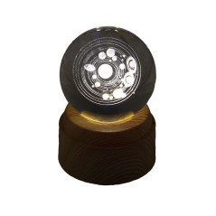 INGROSSO BOMBONIERE SFERA D60MM GALASSIA B. ROT. ILL. USB 8059916195081 IDEE REGALO BOMBONIERE