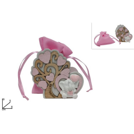 INGROSSO ARTICOLI PER BOMBONIERE SACCHETTO ALBERO VITA RIC. BATTES BIMBA 8034048626818 ARTICOLI PER BOMBONIERE