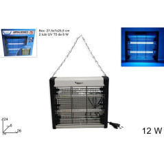 INGROSSO ARTICOLI CAMPEGGIO LAMPADA INSETTI UV 2X6 W 8034048642283 ARTICOLI ESTIVI ARTICOLI CAMPEGGIO