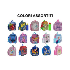 INGROSSO ARTICOLI SCUOLA ZAINO 30CM PVC CON BORRACCIA BASIC ASS 8034048704424 BORSE E ZAINI SCUOLA ZAINI SCUOLA