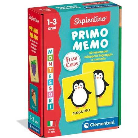 FLASHCARDS MONTESSORI PRIMO MEMO 16830 EAN 8005125168309 INGROSSO GIOCHI CREATIVI