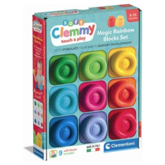 INGROSSO GIIOCHI PRIMA INFANZIA CLEMMY SET 9 BLOCCHI ARCOBALENO 17604 8005125176045 GIOCHI CLEMENTONI BABY CLEMENTONI
