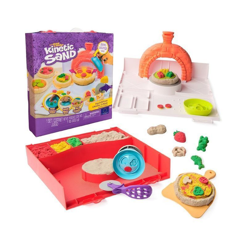 KNETIC SAND SQUISH PIZZA SET 452G EAN 0681147059214 INGROSSO SABBIA PER MODELLARE DIDO KNETIC SAND SQUISH PIZZA SET 452G EAN 0681147059214 INGROSSO SABBIA PER MODELLARE DIDO