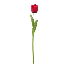CASALINGHI TULIPANO ROSSO POLIES. PLAST. H.62CM 8056001137193 ARTICOLI PER LA CASA FIORI FINTI D'ARREDO