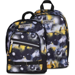 INGROSSO CARTOLERIA ZAINO DUAL DETACH SEVEN GOLDEN PAINT 8055714329543 ZAINO SEVEN ZAINI SCUOLA
