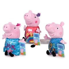 PEPPA PIG PEPPA STAR PELUCHE 22CM 3ASS. EAN 8425611330049 INGROSSO PELUCHE MORBIDOSI