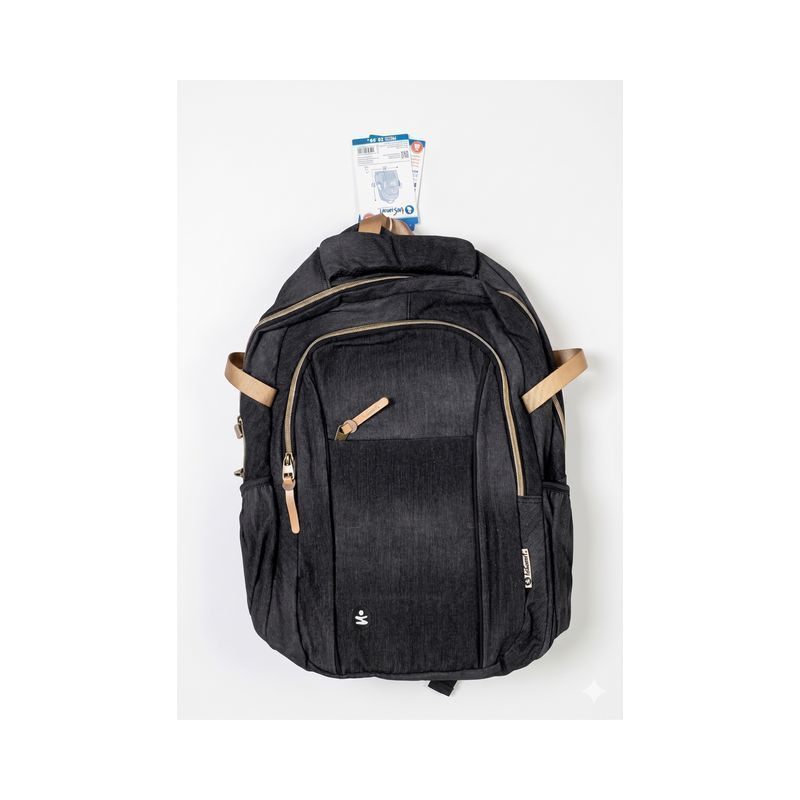 ZAINO GRAVITY DOPPIO SCOMP. BLACK JEANS EAN 8023650077200 INGROSSO ZAINI SCUOLA